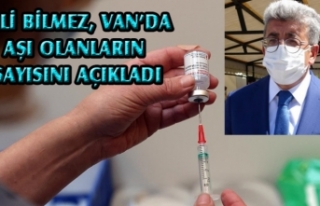 Vali Bilmez: Van’da toplamda 923 bin 126 doz aşı...