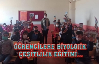 Özalp'taki öğrencilere 'Biyolojik çeşitlilik'...