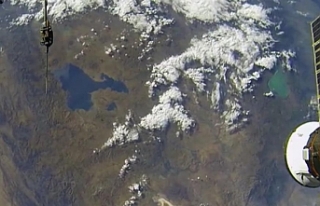 Van Gölü’nün uzaydan görüntüsü ilgi çekiyor