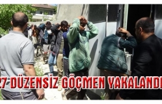 İpekyolu'nda 27 düzensiz göçmen yakalandı