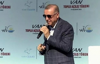 Cumhurbaşkanı Erdoğan Van’da konuştu