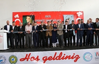Erciş Organize Sanayi Bölgesi'nin açılışı...