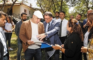 Vali Balcı, yaşam merkezi projesini inceledi