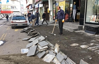 Erciş Belediyesi, yol ve kaldırım onarımı yapacak
