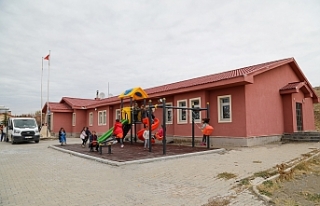 Köy okulları oyun parklarına kavuşuyor
