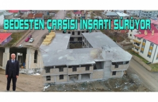 Tuşba’daki Bedesten Çarşısı inşaatı sürüyor