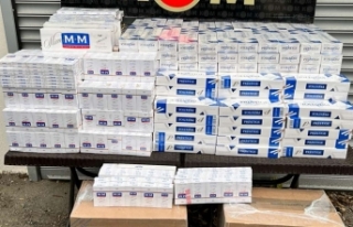 Van’da bir ayda 21 bin 888 paket kaçak sigara ele...