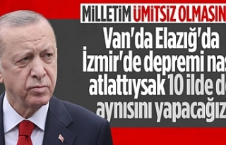 Cumhurbaşkanı Erdoğan: 10 ilimizde konutları sahiplerine...