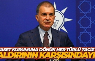 AK Parti Sözcüsü Çelik: 'Siyaset kurumuna...