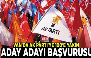 Van'da AK Parti'ye 100'e yakın aday adayı...