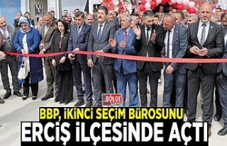 BBP, ikinci seçim bürosunu Erciş'te açtı