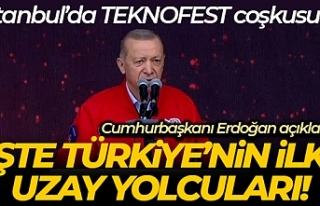 Cumhurbaşkanı Erdoğan Türkiye'nin ilk uzay...