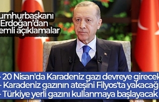 Cumhurbaşkanı Erdoğan: 'Türkiye yerli gazını...