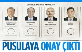 Cumhurbaşkanlığı seçiminin oy pusulası paylaşıldı