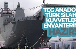 TCG Anadolu Türk Silahlı Kuvvetleri envanterine...