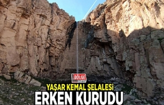 Van'da Yaşar Kemal Şelalesi erken kurudu