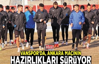 Vanspor'da, Ankara maçının hazırlıkları...