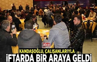 VATSO Başkanı Kandaşoğlu, çalışanları ile...