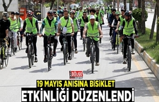 19 Mayıs anısına bisiklet etkinliği düzenlendi