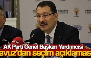 AK Parti Genel Başkan Yardımcısı Yavuz'dan...