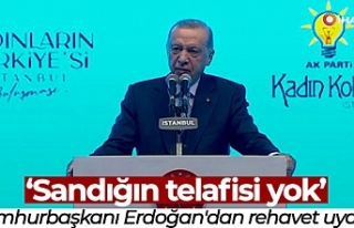 Cumhurbaşkanı Erdoğan'dan rehavet uyarısı:...