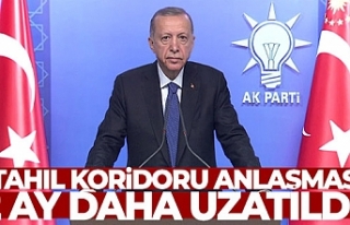 Cumhurbaşkanı Erdoğan: 'Tahıl koridoru anlaşması...