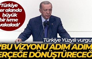 Cumhurbaşkanı Erdoğan: 'Türkiye'nin...