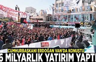 Cumhurbaşkanı Erdoğan Van'da konuştu: 96 milyarlık...