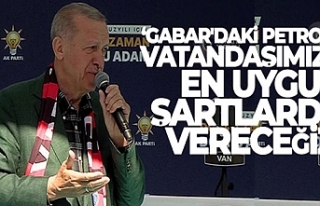 Cumhurbaşkanı Erdoğan Van'da konuştu
