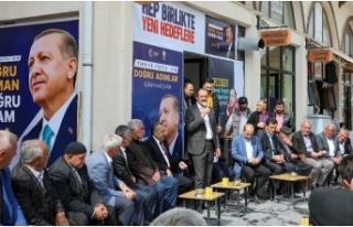 Gürpınar'da Erdoğan'ın Seçim Ofisi...