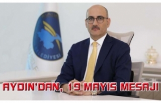 Kaymakam ve Başkan Vekili Aydın'dan, 19 Mayıs...
