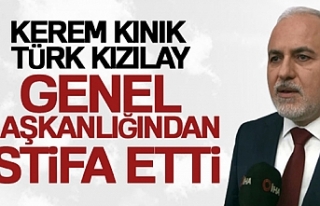 Kerem Kınık, Türk Kızılay Genel Başkanlığından...