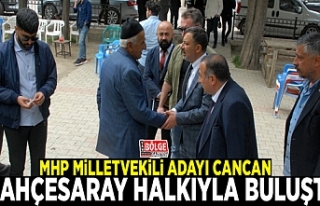 MHP Milletvekili Adayı Cancan, Bahçesaray halkıyla...