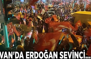 Van'da Erdoğan sevinci...