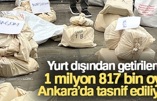 Yurt dışından getirilen 1 milyon 817 bin oy Ankara'da...