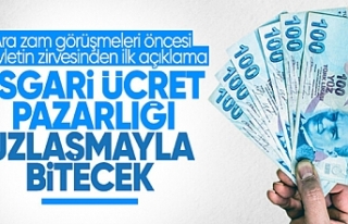 Cevdet Yılmaz'dan asgari ücret açıklaması:...