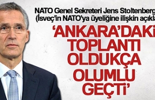 Stoltenberg: 'Ankara'daki toplantı oldukça...