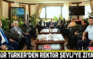TAGEM Genel Müdürü Türker’den Rektör Şevli’ye...