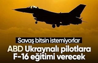 Ukraynalı pilotlara ekimden itibaren ABD'de F-16...