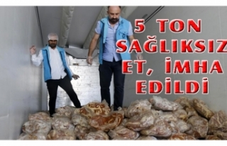 Van’dan Diyarbakır’a götürülen 5 ton et ve...