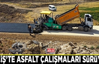 Erciş’te asfalt çalışmaları sürüyor