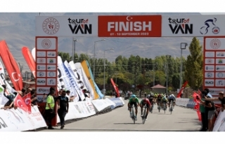 Van'daki uluslararası bisiklet yarışı sona...