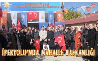 AK Parti İpekyolu'nda 'Mahalle Başkanlığı'...