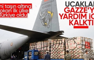 Türkiye, Gazze'ye insani yardım gönderdi