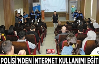 Van Polisi'nden internet kullanımı eğitimi…