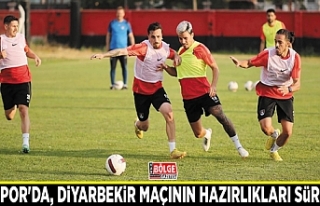 Vanspor'da, Diyarbekirspor maçının hazırlıkları...