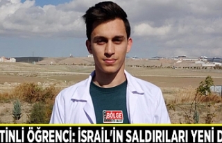 Filistinli öğrenci: İsrail'in saldırıları...