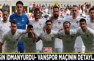 Mersin İdmanyurdu- Vanspor maçının detayları…