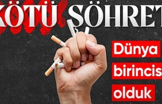 Türkiye yüzde 28 ile sigara kullanımında dünyayı...