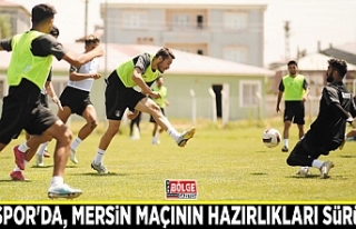 Vanspor'da, Mersin maçının hazırlıkları...